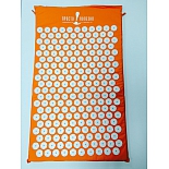 Массажный коврик акупунктурный игольчатый Просто-Полезно, Аппликатор Кузнецова, 74х42 см, оранжевый
