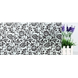 Витражная самоклеющаяся статическая пленка с тиснением и печатью P010B, в рулоне 2 м х 0,45 м