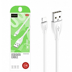 Кабель USB 3.3А MAIMi X02 (iOS Lighting) для iPhone, iPad, 1м